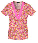 Tulip Garden Deep V-Neck Top 